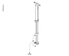innere Stützfußstütze CS225/F35 220