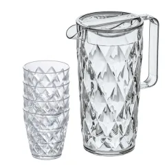 Kanne 1,6L mit 4 Gläser