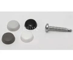 Kappenschraube und Abdeckkappen dazu