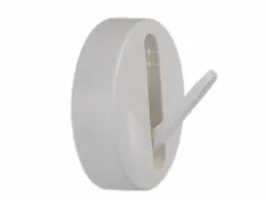 Klapp-Saughaken weiß - 2er Set