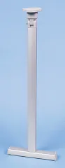 Klapptischfuß Silber mit T-Fuß - Höhe 720 mm Gelenk oben