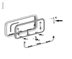 Klick-Klack-Aussteller li+re S7Z ab 2001 für Höhe 450mm