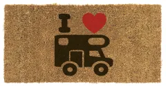 Kokosmatte 50x25cm - mit Druck "Reisemobil"