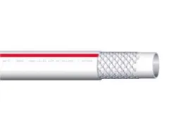 KTW-Wasserschlauch 10x3,0mm f.Warmwasser rot, 50 m Rolle