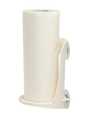 Küchenrollenhalter - Mit 2 Saugnäpfen - Weiß