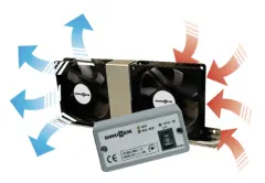 Kühlschrank-Doppellüfter VENTO ELECTRONIC mit Bedienpanel