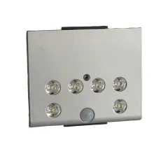 LED Akku-Leuchte m. Sensor 0,5W 6LEDs Ein-/Ausschalter 1400mA Akku
