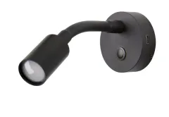 LED-Aufbauspot mit flexiblem Arm und Nachtlicht