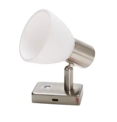 LED-Aufbauspot mit Nachtlicht - Nickel