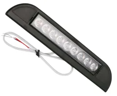 LED Außenleuchte, schwarz, IP67, 3000K, 9 LEDs, Länge: 231mm