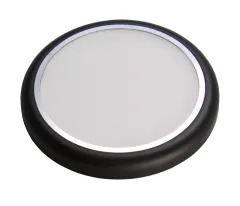 LED-Deckenleuchte rund schwarz, ø105x12mm, Touch dimmbar