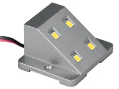 LED Schrankleuchte 12V/0,8W silber mit Magnetschalter