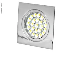 LED Spot 12V, 1,6W, 24LED, chrom