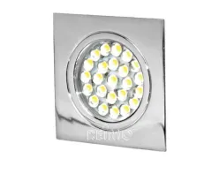 LED Spot 12V,Touch-Schalter, 1,6W, 24LED, chrom