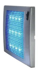 LED Strahler 12V, SlimLite silber, 185x110x12mm