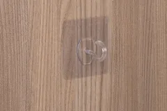 Magischer 360° Haken 4er-Set, transp., bis max. 3,5kg, 6,9x6,9cm