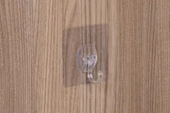 Magischer Variohaken 4er-Set, transp., bis max. 3,5kg, 6,9x6,9cm