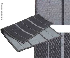 Markisenteppich VILLA GREY 3x4,4m, PP, inkl. Transporttasche