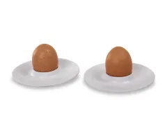 Melamin-Eierbecher-Set Lund - 4-teilig - Weiß