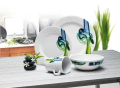 Melamin Geschirr-Set Lucca, 16-teilig für 4 Personen