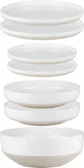 Melamin-Geschirr-Set Odette - 7-teilig - Für 2 Personen