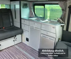 Möbelzeile TrioStyle Fertigteil vormontiert ohne Technik, kurzer Radstand