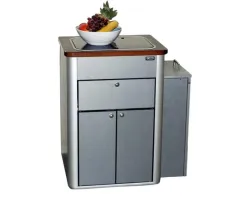 Multivan Pantry-Küche, Fertigteil mit Spüle, Glasabdeckung und Technik