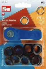 Ösen in Messing, Ø14mm brüniert