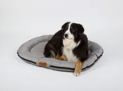 Outdoor-Hundebett HOLIDAY TRAVEL 100x75cm, grau-meliert