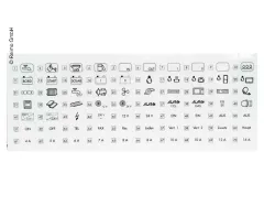 Piktogramm-Folie schwarz