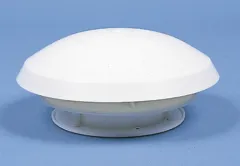 Pilzlüfter mit Schlauchanschluss - Weiß