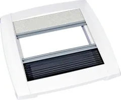 Plisseerahmen mit LED für 40x40cm Dachhauben