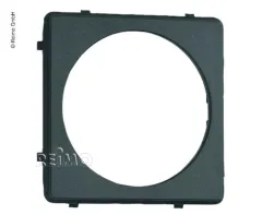 Presto: Rahmen für Steckdose, schiefergrau (für Schuko, SEV, 12V Auto). SB-verp.