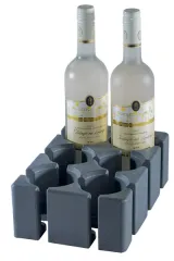 Purvario Glas-/Flaschenhalter, hoch,f. 6 Gläser,Flaschen