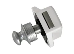 Push Lock Mini - Verchromt matt