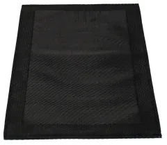 PVC-Tischset 30 x 45 cm - Platzdeckchen im 2er Set - Schwarz