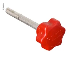 Rändelschraube rot M6X60 INOX für Carry Bike