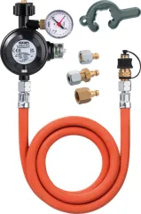 Regler-Schlauchleitung-Set mit Niederdruckregler Typ EN 61
