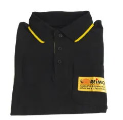Reimo Damen Polo-Shirt mit Firmenlogo auf Brusttasche und R}cken Gr.M