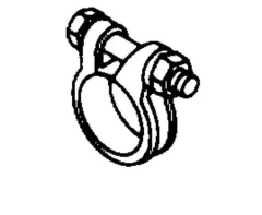 Rohrschelle für AT 2000 25 mm