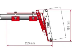 Roof Rail Kit Adapter F45Ti, F45Ti L, ZIP - Kastenwagen