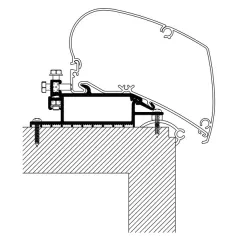 Roof Top Adapter 6er Serie