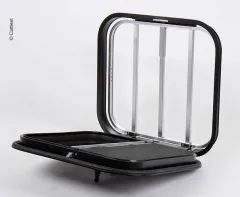 RW-Trailer Pferdeanhänger Fenster mit Gitter und abschließbar, 565x515