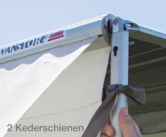 Sackmarkise Fiamma Caravanstore 360 XL, Royal Blue