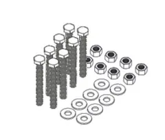 Satz mit 8 M10 x 100 Schrauben für E6204