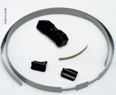 Schiebeband Ausstellfenster S7Z - 800 x 400 mm - Silbergrau