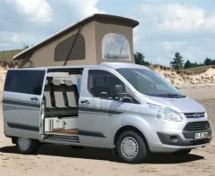 Schlafdach für Ford Transit Custom ab Baujahr 07/2013 / Vorne hoch / Kurzer Radstand