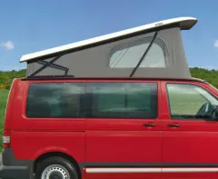 Schlafdach Superflach für VW T5/T6/T6.1 Transporter / Kurzer Radstand / Vorne hoch