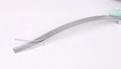 Schrankgriff silber, matt lackiert, länge 160mm