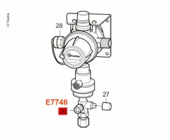 Schraubkappe Prüfventil